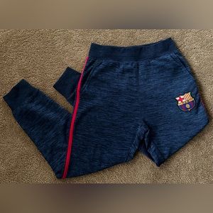 Size Large kids Barcelona Soccer Sweatpants